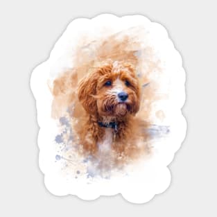 Golden Doodle Sticker